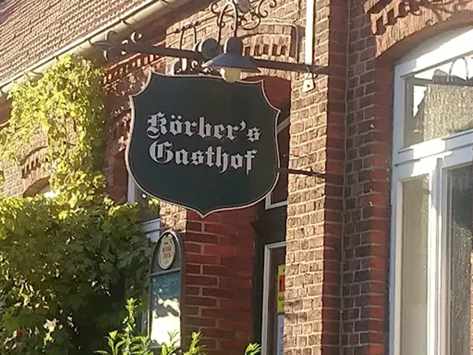 Schild vom Körbers Gasthof